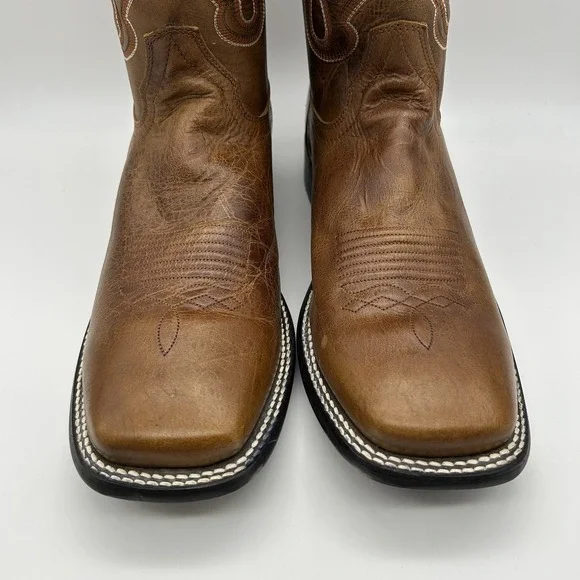Cody James Boots Mens Size 13D BCJFA18P2 Western Cowboy Square Toe Leather Brown - Picture 3 of 15